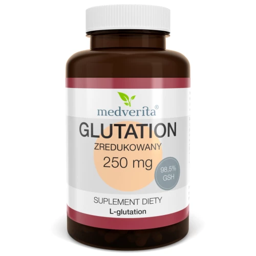 Medverita - Glutation zredukowany 250 mg - 60 kapsułek Medverita - Glutation zredukowany 250 mg - 60 kapsułek